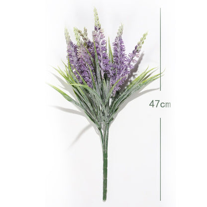 Ramo DE Flores Artificiales, Blanco, Morado, Polietileno+Hierro, Realista, Puro Y Elegante, para Crear FÁCILMENTE UN Ambiente ROMÁNTICO Y Elegante