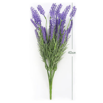 Ramo DE Flores Artificiales, Blanco, Morado, Polietileno+Hierro, Realista, Puro Y Elegante, para Crear FÁCILMENTE UN Ambiente ROMÁNTICO Y Elegante