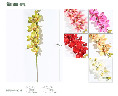 Huilan pequeño individual de 76 cm, blanco, rojo, amarillo, rosa, verde y morado.