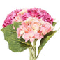 VATTEN HOME Hortensia Artificial de 50 cm con Tacto de película, Ramo de hortensias Dobles para arreglos Florales de Mesa para Bodas y Fiestas.