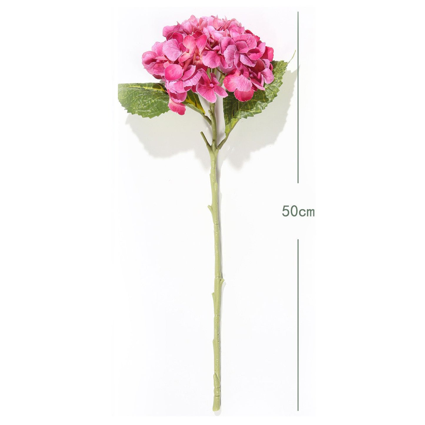 VATTEN HOME Hortensia Artificial de 50 cm con Tacto de película, Ramo de hortensias Dobles para arreglos Florales de Mesa para Bodas y Fiestas.