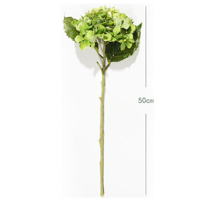 VATTEN HOME Hortensia Artificial de 50 cm con Tacto de película, Ramo de hortensias Dobles para arreglos Florales de Mesa para Bodas y Fiestas.