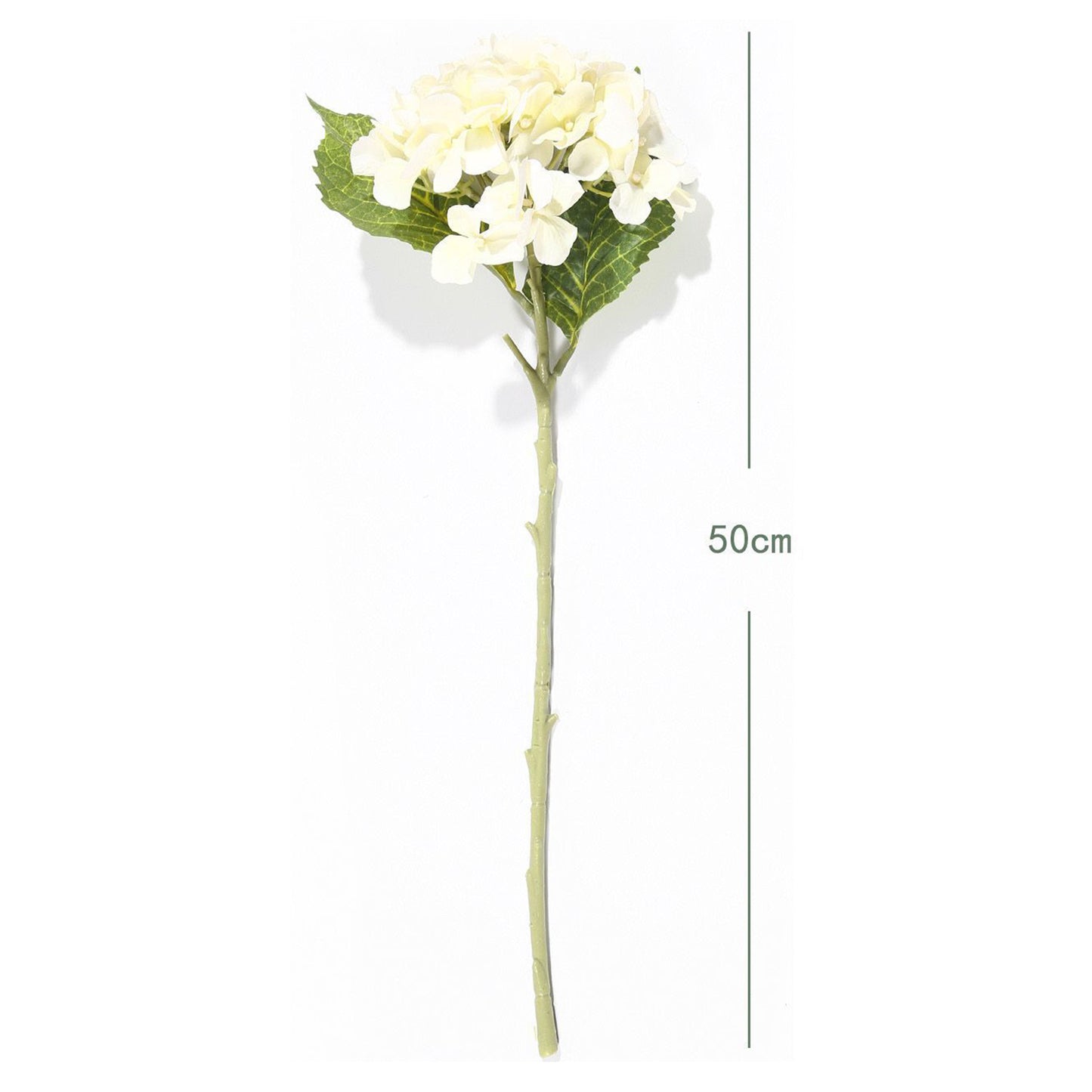 VATTEN HOME Hortensia Artificial de 50 cm con Tacto de película, Ramo de hortensias Dobles para arreglos Florales de Mesa para Bodas y Fiestas.