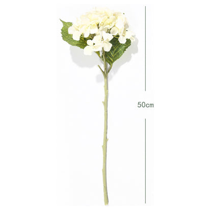 VATTEN HOME Hortensia Artificial de 50 cm con Tacto de película, Ramo de hortensias Dobles para arreglos Florales de Mesa para Bodas y Fiestas.