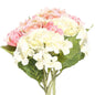 VATTEN HOME Hortensia Artificial de 50 cm con Tacto de película, Ramo de hortensias Dobles para arreglos Florales de Mesa para Bodas y Fiestas.