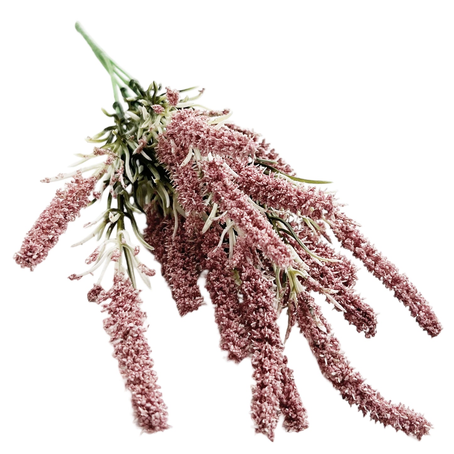 Ramo DE Flores Artificiales, Blanco, Morado, Polietileno+Hierro, Realista, Puro Y Elegante, para Crear FÁCILMENTE UN Ambiente ROMÁNTICO Y Elegante