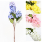 Flor lila de 3 puntas 75cm blanco, rosa, azul, amarillo