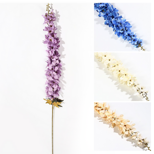 Chidailan individual de 125 cm, azul, morado, champán y blanco.