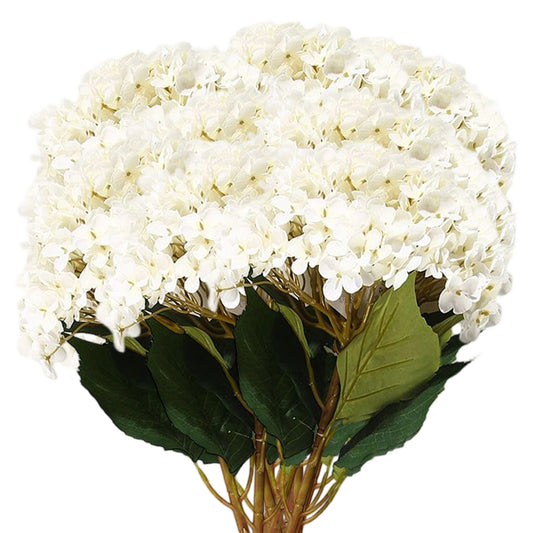 VATTERN Home 12pcs Flores Artificiales, 4 Colores de Plantas Falsas（Púrpura, Blanco, Amarillo, Rosa）