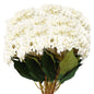 VATTERN Home 12pcs Flores Artificiales, 4 Colores de Plantas Falsas（Púrpura, Blanco, Amarillo, Rosa）