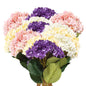VATTERN Home 12pcs Flores Artificiales, 4 Colores de Plantas Falsas（Púrpura, Blanco, Amarillo, Rosa）