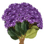 VATTERN Home 12pcs Flores Artificiales, 4 Colores de Plantas Falsas（Púrpura, Blanco, Amarillo, Rosa）