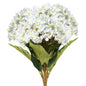 VATTEN HOME 2 hortensias Extra Grandes Ramo de hortensias de Seda de Tallo Largo Adecuado para Bodas, hogar, Hotel, decoración de Fiestas
