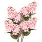 VATTEN HOME Hortensia Pagoda Artificial de 90 cm de Tela de Seda, Ramo de hortensias para Mesa de Boda o Fiesta