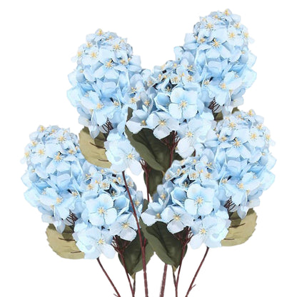 VATTEN HOME Hortensia Pagoda Artificial de 90 cm de Tela de Seda, Ramo de hortensias para Mesa de Boda o Fiesta