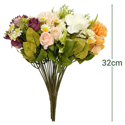 VATTERN Home Flores de Crisantemo Artificiales Ideal para la decoración del hogar
