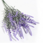 Ramo DE Flores Artificiales, Blanco, Morado, Polietileno+Hierro, Realista, Puro Y Elegante, para Crear FÁCILMENTE UN Ambiente ROMÁNTICO Y Elegante