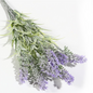 Ramo DE Flores Artificiales, Blanco, Morado, Polietileno+Hierro, Realista, Puro Y Elegante, para Crear FÁCILMENTE UN Ambiente ROMÁNTICO Y Elegante