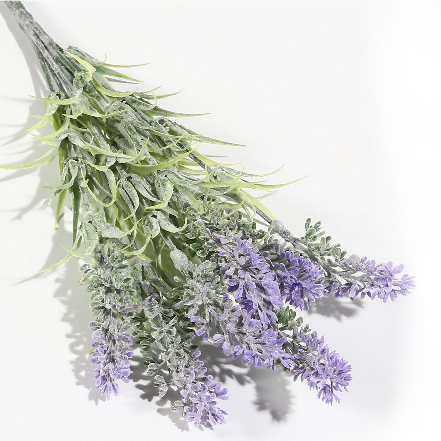 Ramo DE Flores Artificiales, Blanco, Morado, Polietileno+Hierro, Realista, Puro Y Elegante, para Crear FÁCILMENTE UN Ambiente ROMÁNTICO Y Elegante
