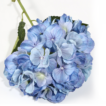 Hortensia extra grande individual de 80 cm en tela morada