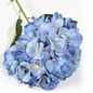 Hortensia extra grande individual de 80 cm en tela morada