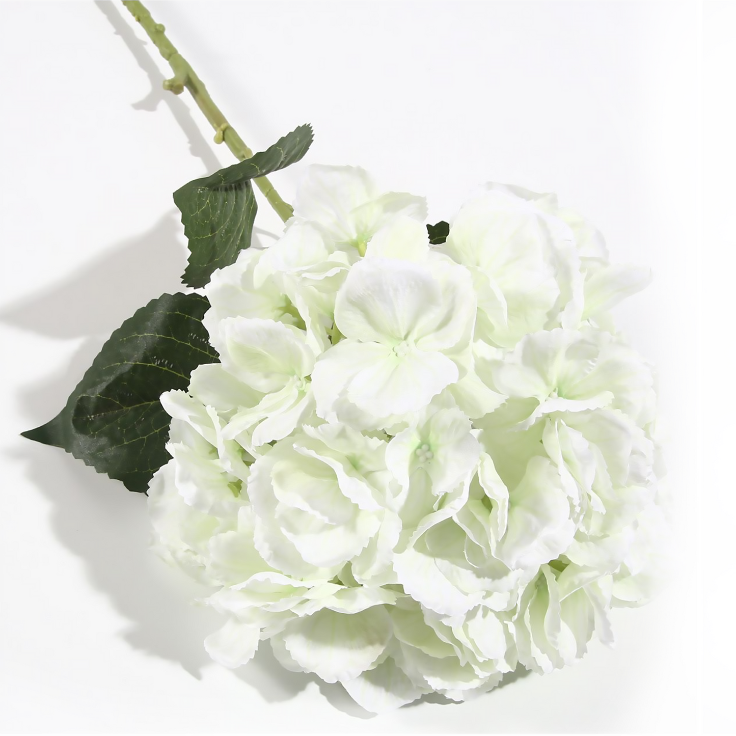 Hortensia extra grande individual de 80 cm en tela morada