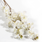 Cerezo Fuji de una sola rama y múltiples cabezas, 82 cm, blanco