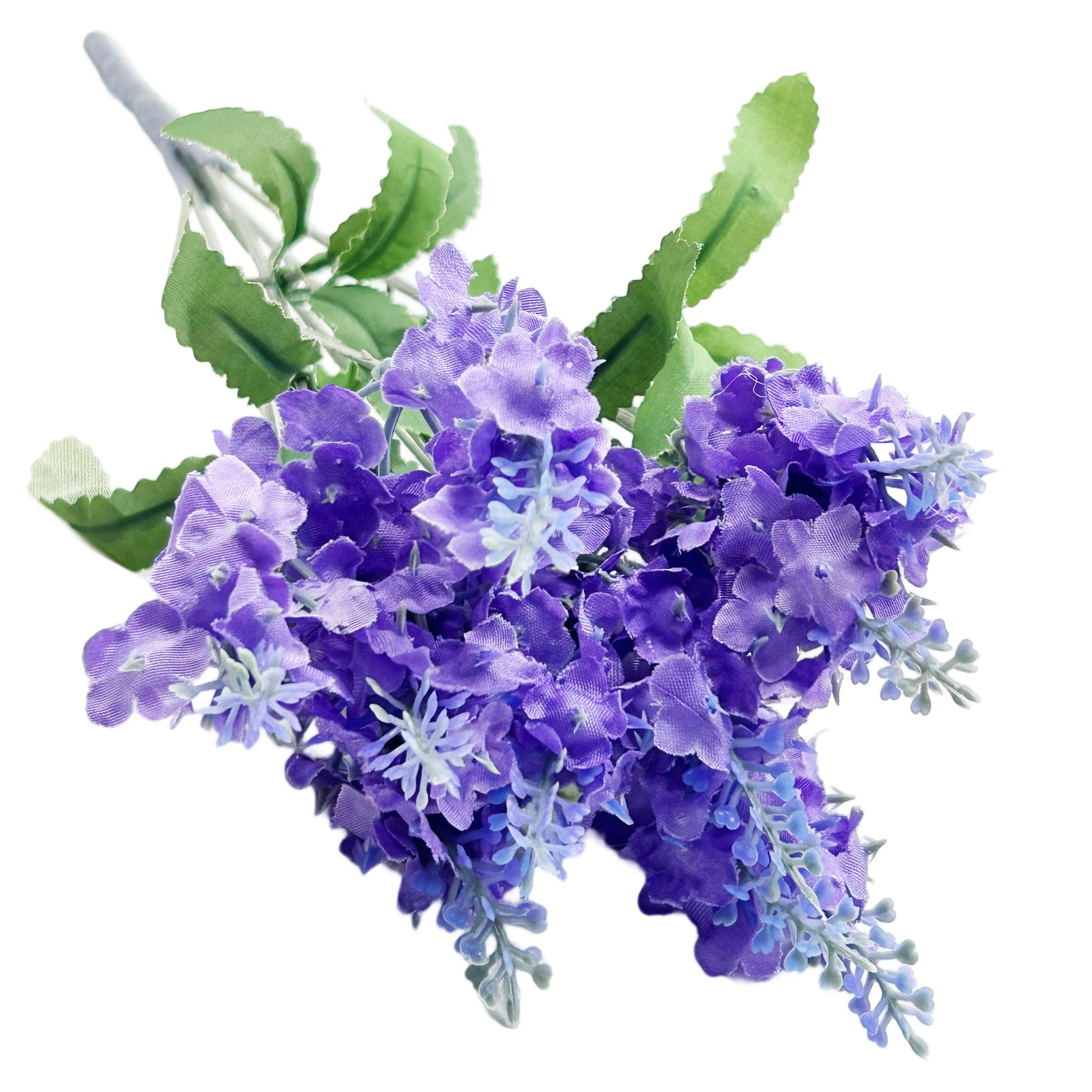 Ramo DE Flores Artificiales, Blanco, Morado, Polietileno+Hierro, Realista, Puro Y Elegante, para Crear FÁCILMENTE UN Ambiente ROMÁNTICO Y Elegante