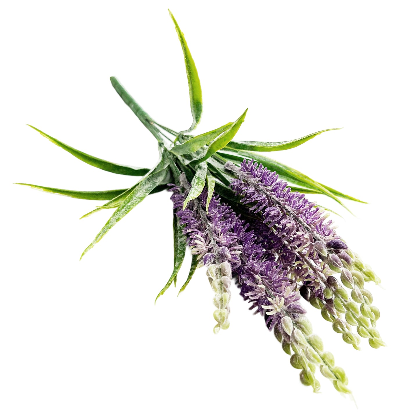 Ramo DE Flores Artificiales, Blanco, Morado, Polietileno+Hierro, Realista, Puro Y Elegante, para Crear FÁCILMENTE UN Ambiente ROMÁNTICO Y Elegante
