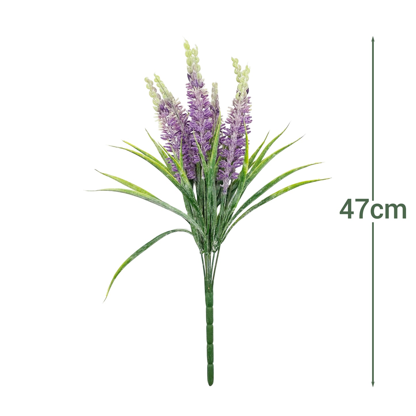 Ramo DE Flores Artificiales, Blanco, Morado, Polietileno+Hierro, Realista, Puro Y Elegante, para Crear FÁCILMENTE UN Ambiente ROMÁNTICO Y Elegante