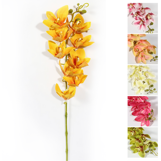 9 Magnolias 90CM amarillo, rosa, blanco, verde, morado, rosa claro