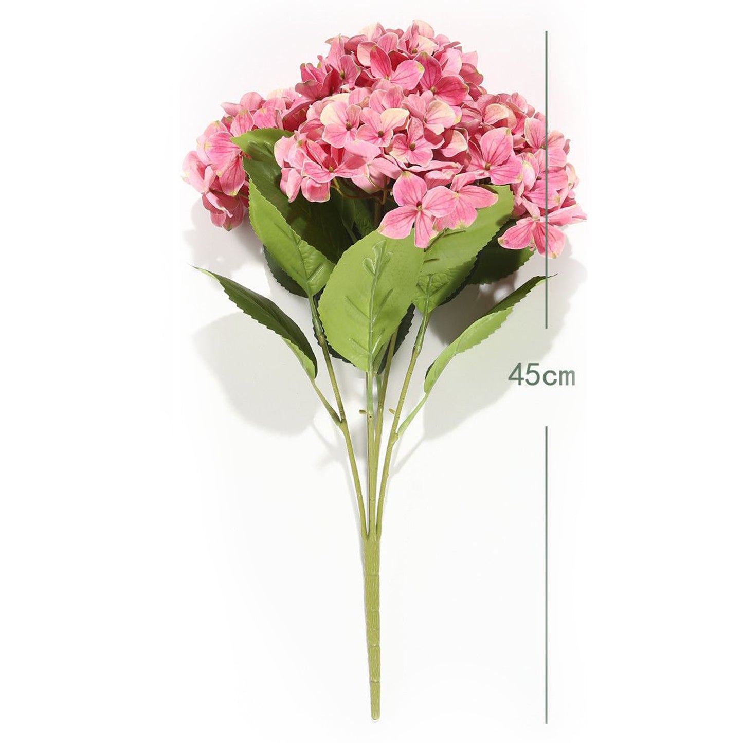 VATTEN HOME Flor Artificial, 45CM,5CM, POLIÉSTER, Polietileno, Hierro, Blanco, DECORACIÓN DE Interiores, SE Puede Utilizar para ARREGLOS Florales Y ENVASES DE Ramos
