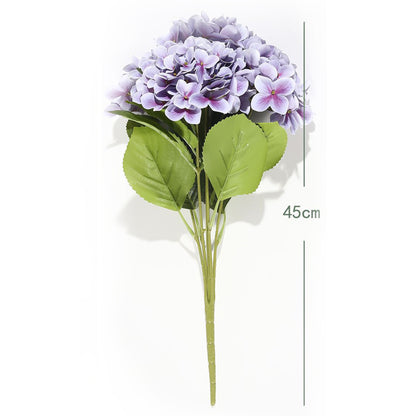 VATTEN HOME Flor Artificial, 45CM,5CM, POLIÉSTER, Polietileno, Hierro, Blanco, DECORACIÓN DE Interiores, SE Puede Utilizar para ARREGLOS Florales Y ENVASES DE Ramos