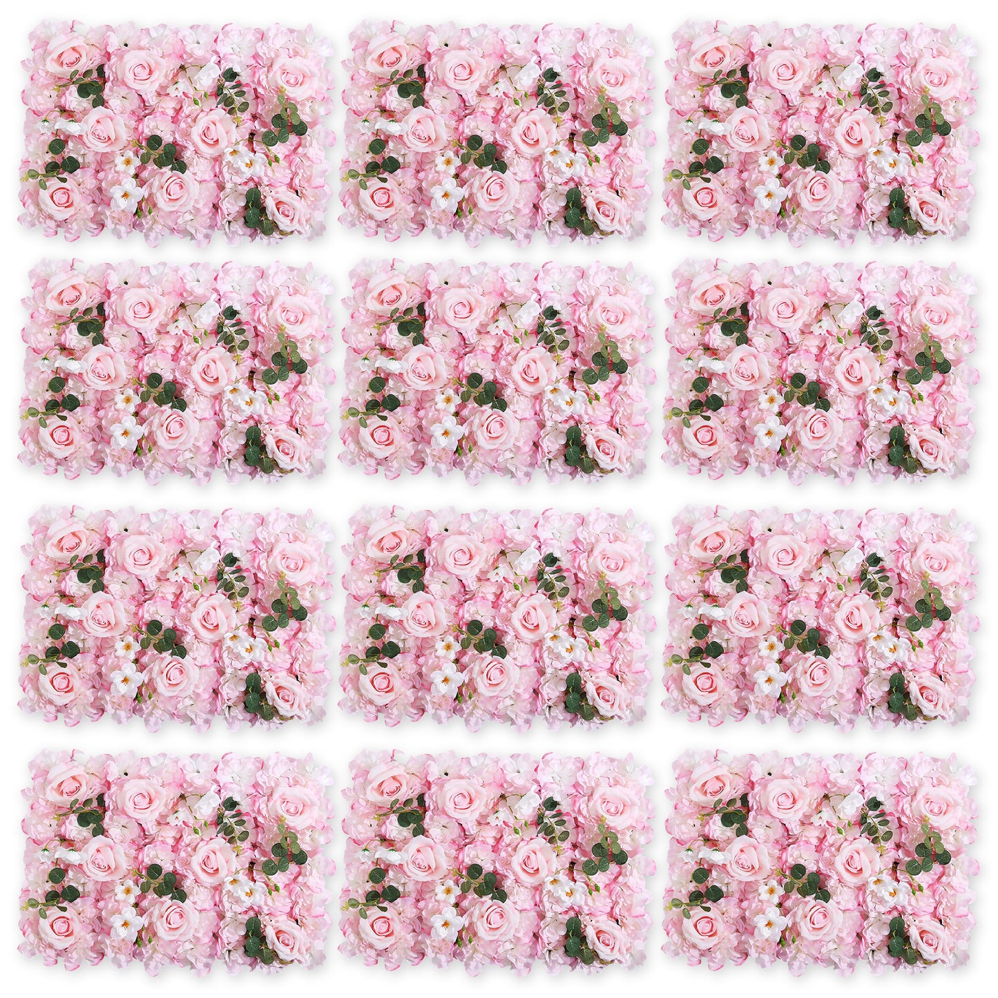 VATTEN HOME El arreglo Floral de 40 * 60 cm es Rico en Capas y es Adecuado para arreglos de Bodas, exhibiciones de Ventanas, Fondos y Otras Decoraciones