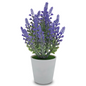 Adornos creativos de decoración en maceta de simulación artificial de plástico de lavanda de 23 x 7 cm
