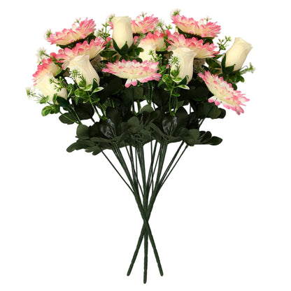 VATTEN HOME Ramos de Flores Artificiales para tumbas, Decoraciones conmemorativas para cementerios