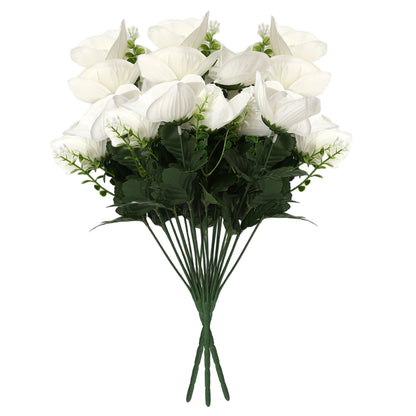 VATTEN HOME Ramos de Flores Artificiales para tumbas, Decoraciones conmemorativas para cementerios