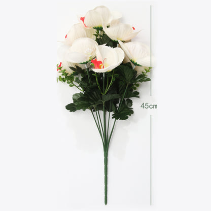 VATTEN HOME Ramos de Flores Artificiales para tumbas, Decoraciones conmemorativas para cementerios