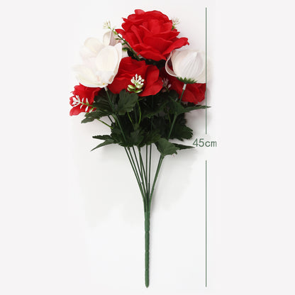 VATTEN HOME Ramos de Flores Artificiales para tumbas, Decoraciones conmemorativas para cementerios