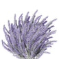 VATTEN HOME Ouddy Daily 12 Piezas De Flores De Lavanda Artificiales, Ramo De Lavanda Flocado Artificial Las Flores