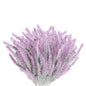 VATTEN HOME Ouddy Daily 12 Piezas De Flores De Lavanda Artificiales, Ramo De Lavanda Flocado Artificial Las Flores