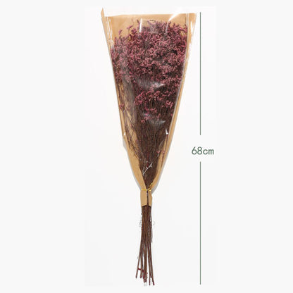Los Ramos de Flores secas Naturales de Aliento de bebé se Pueden Usar para arreglos Florales, empaques de Regalo y Hacen Que la Vida hogareña esté Llena de Sentido Ritual.