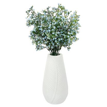 VATTEN HOME 5 Tenedor 25 Cabeza gypsophila Flor Artificial, 60CM, Amarillo, Rosa, Azul, Blanco, tapicería, se Puede Utilizar para arreglo Floral, Paquete Ramo