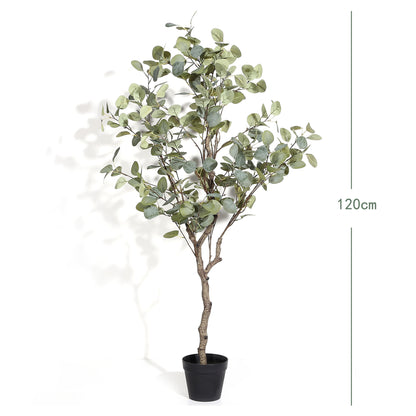 VATTEN HOME Olivo 110cm Planta Artificial Decorativa para hogar, Oficina, casa, balcón, Dormitorio