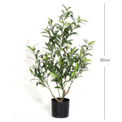VATTEN HOME Olivo 110cm Planta Artificial Decorativa para hogar, Oficina, casa, balcón, Dormitorio